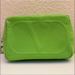 Valentino Vibrant Green Cosmetic Bag
